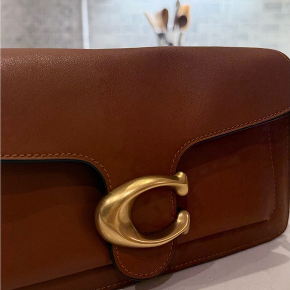NEW Coach Tabby Shoulder Bag 26 - Brass/Pecan - Picture 3 of 14